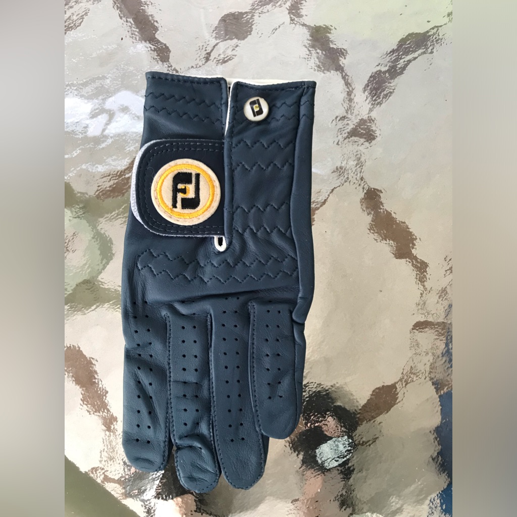 Ladies Golf Glove Footjoy Womens Left Large Leather Golf Glove In Navy